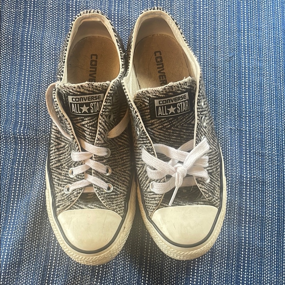 Women’s Converse Black and White All Star Shoes